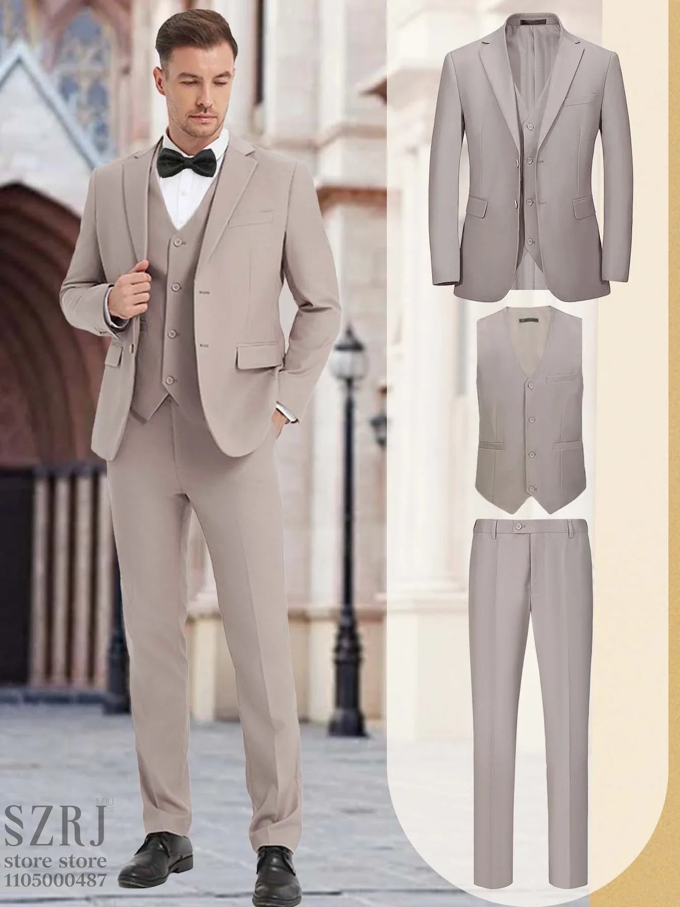 Two Button Suit Set