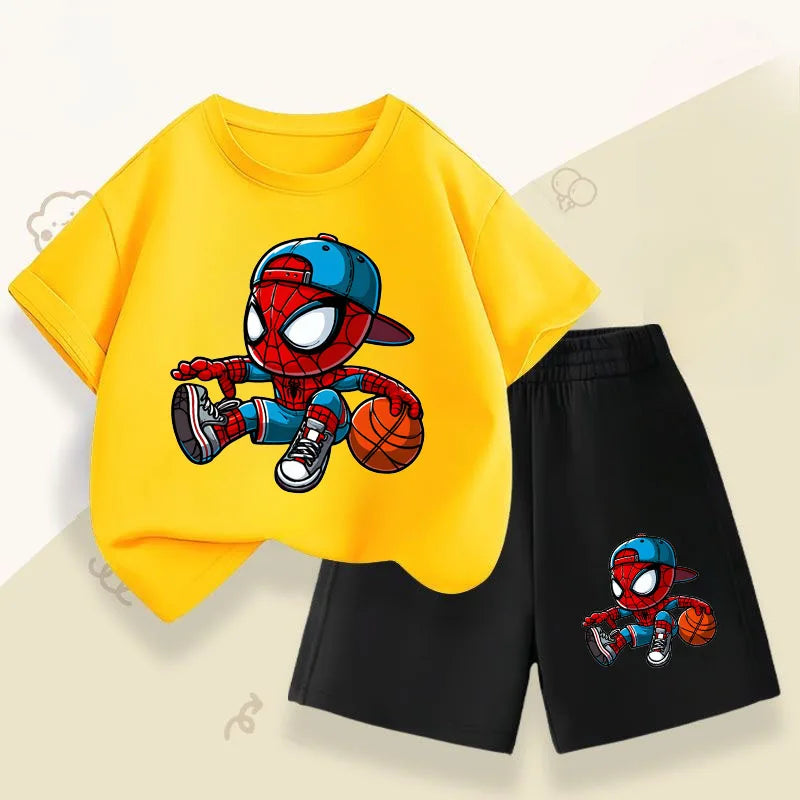 Spiderman boys summer set