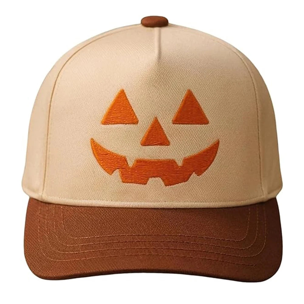 Pumpkin Embroidery Cap