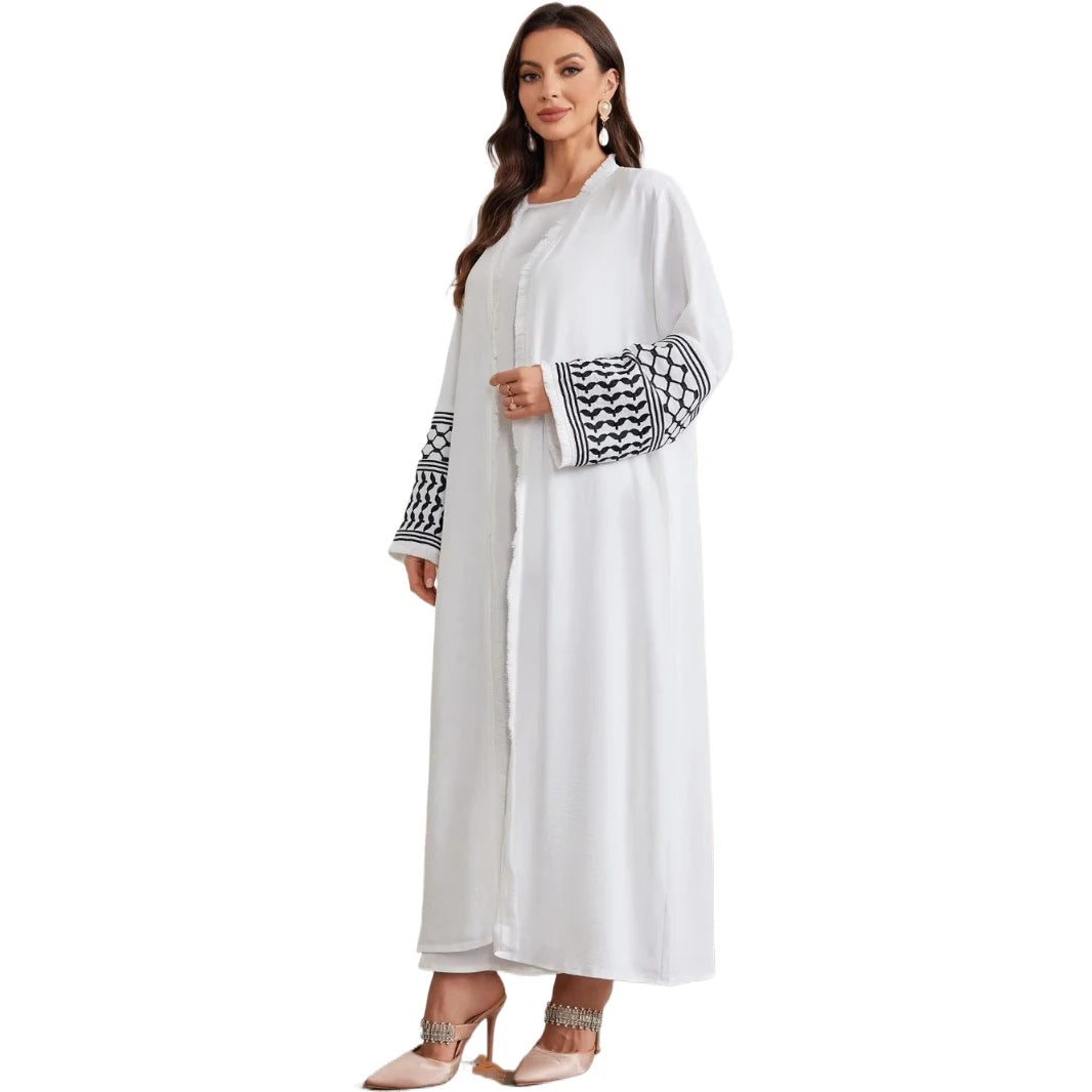 Women’s Embroidered Ramadan Abaya Kimono