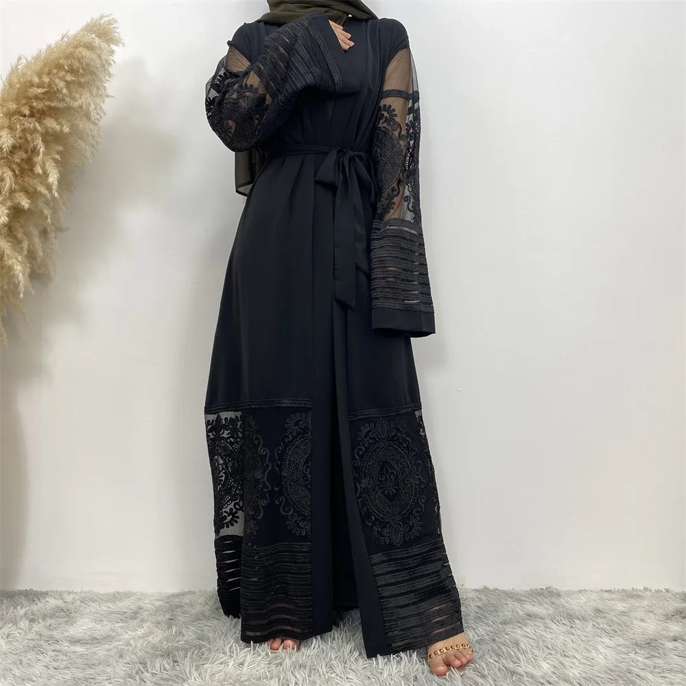 Women’s Gold Rhinestone Abaya