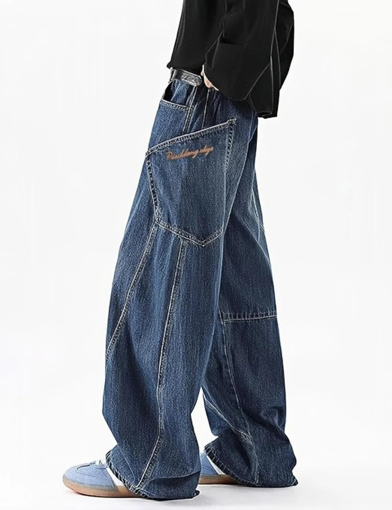 Wide-Cut Jeans