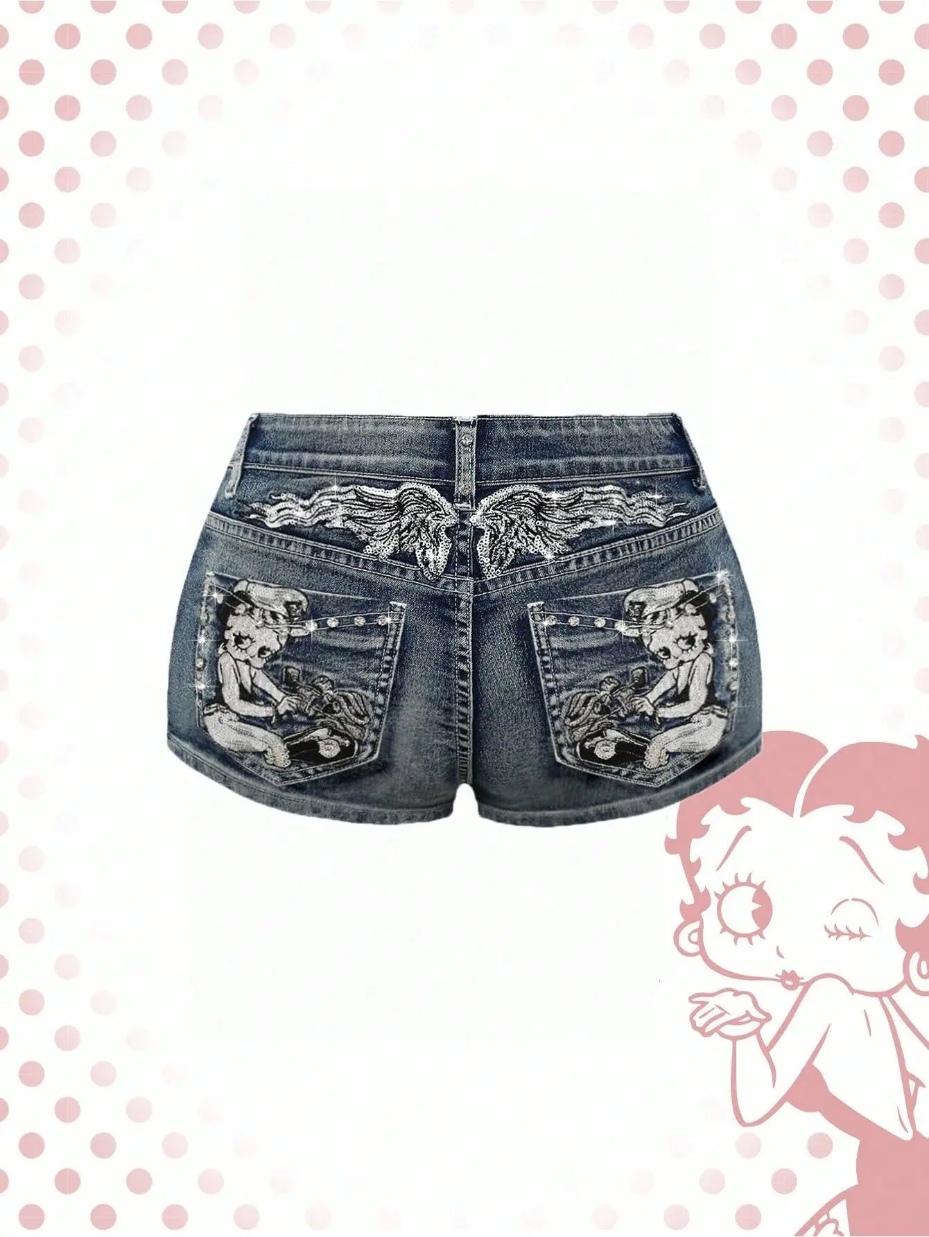 Women's High Waist Denim shorts