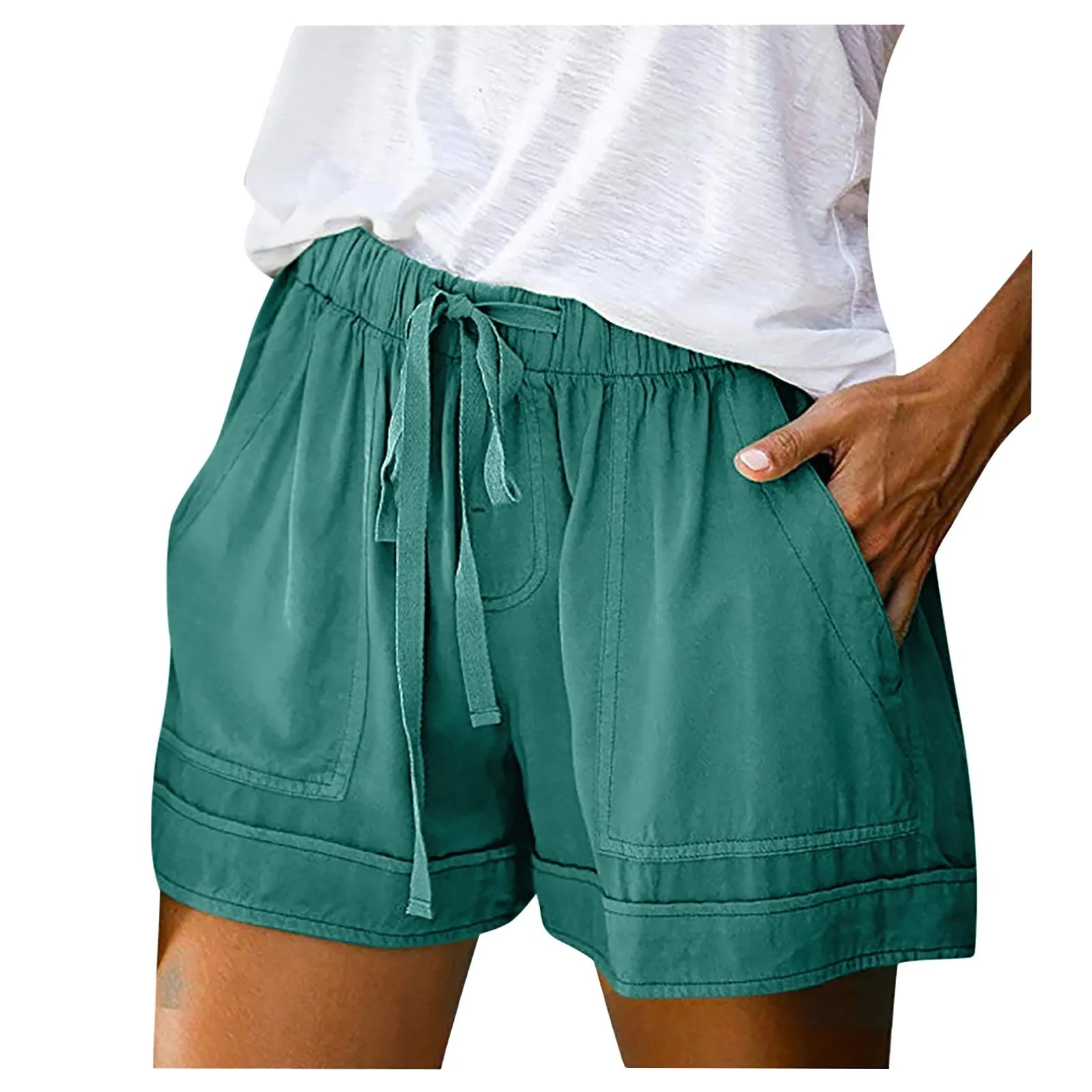 Loose Solid Color Shorts