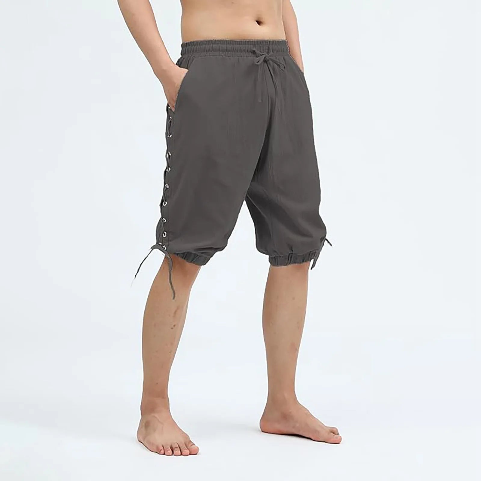 Men's Elastic Waist Shorts