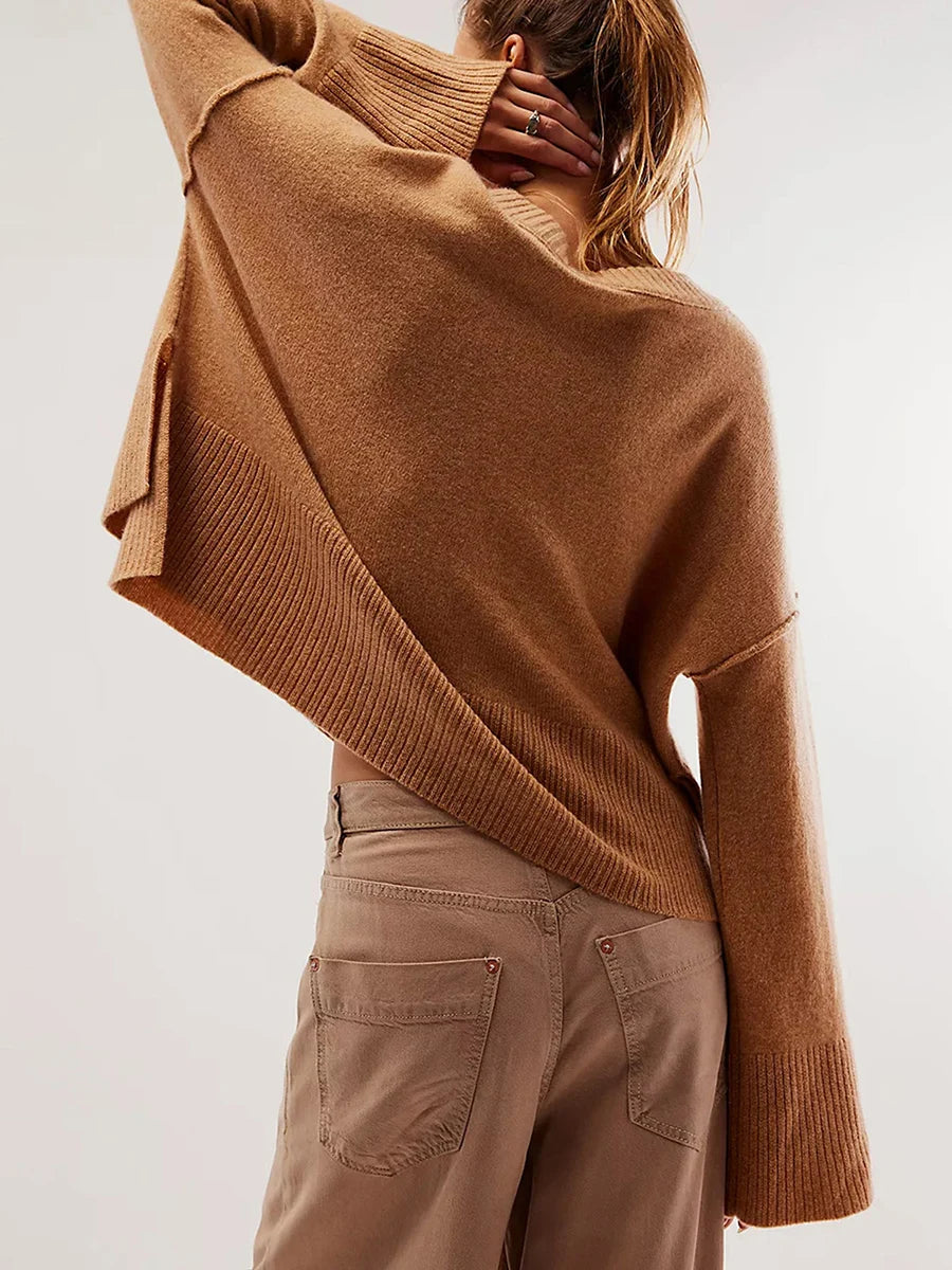 Flared Sleeve Sweater