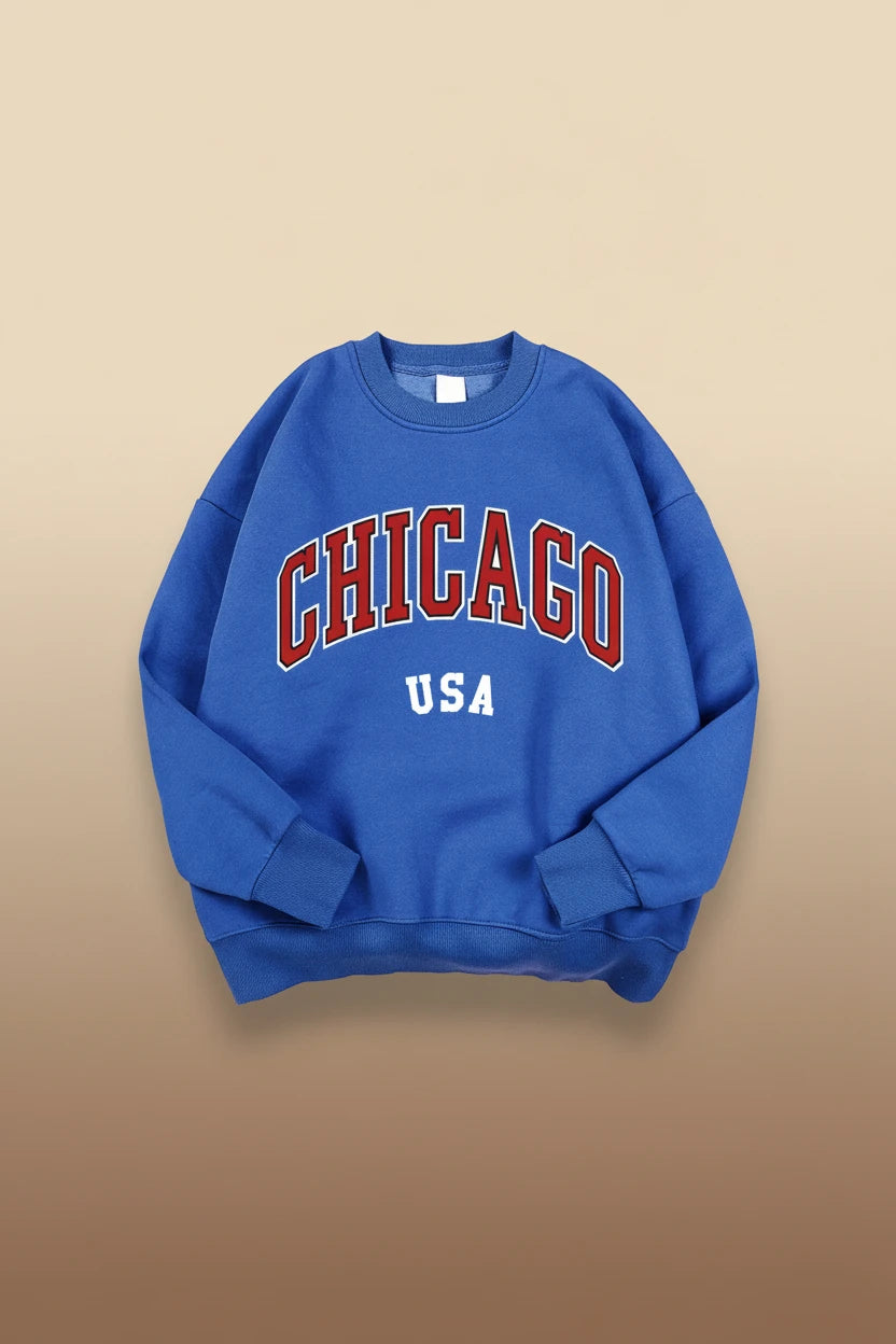 Men’s Chicago USA Graphic Fleece Sweatshirt