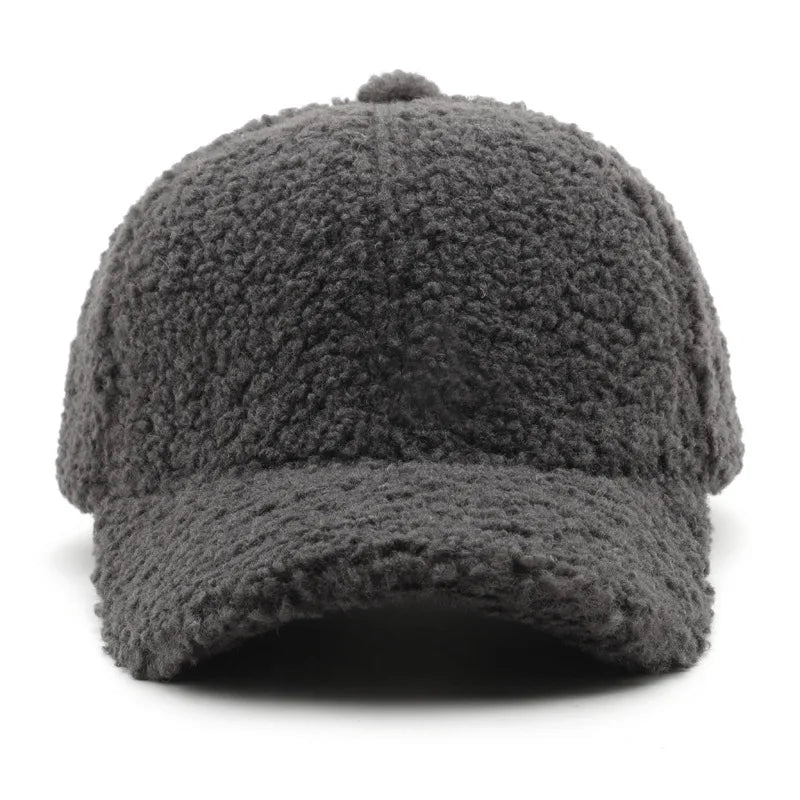 Lamb Wool Baseball Cap