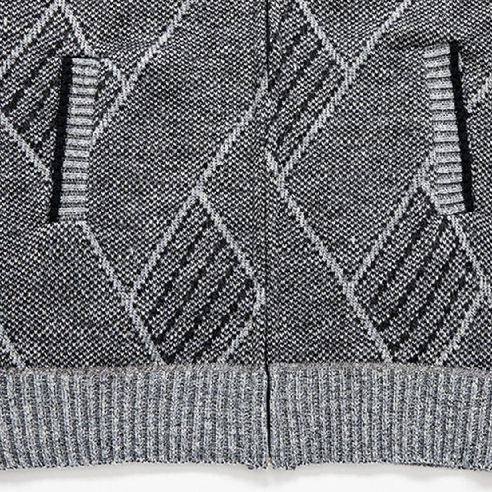 Men's Velvet Cardigan Vest