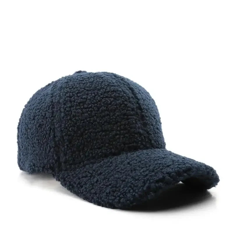 Lamb Wool Baseball Cap