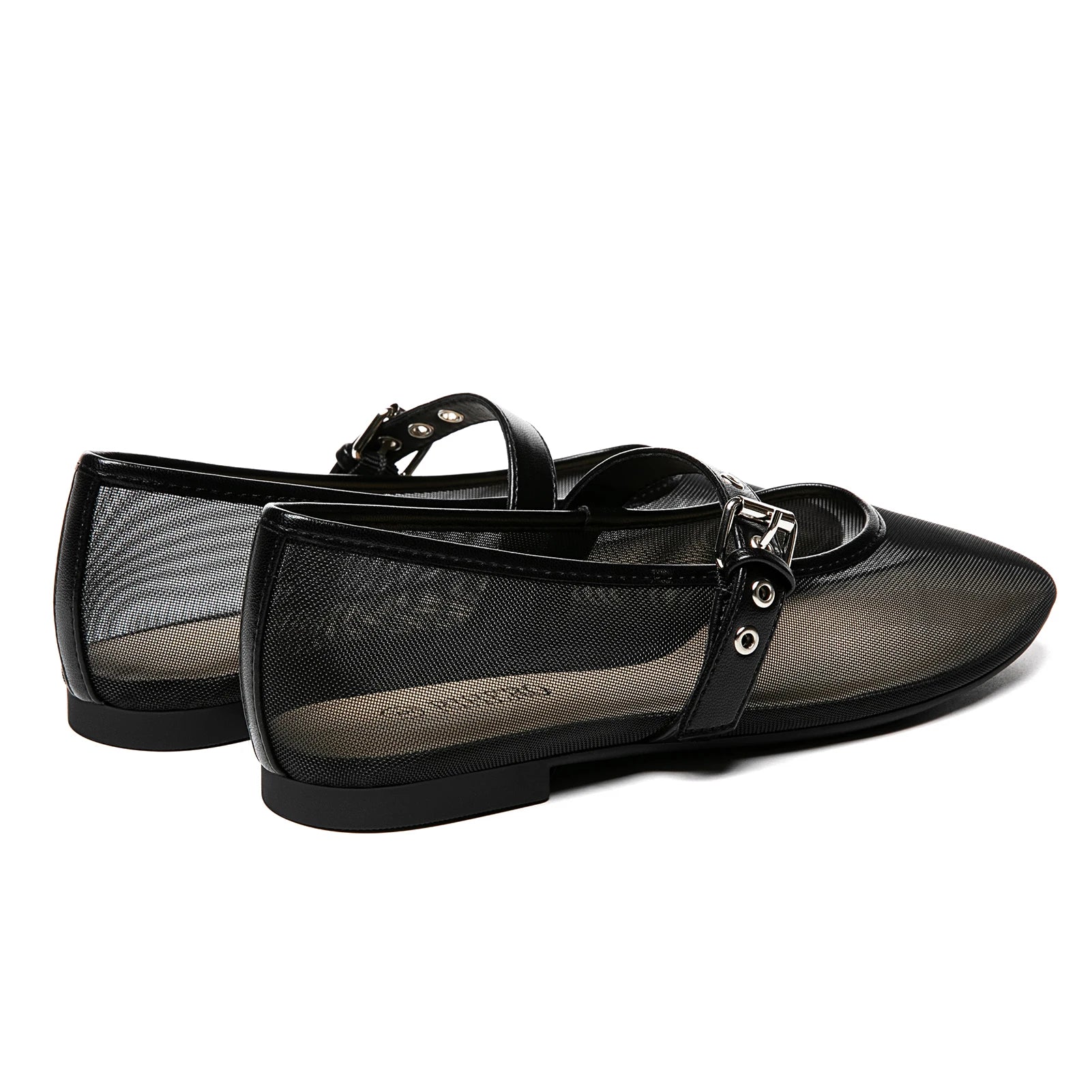 Mesh Mary Jane Flats