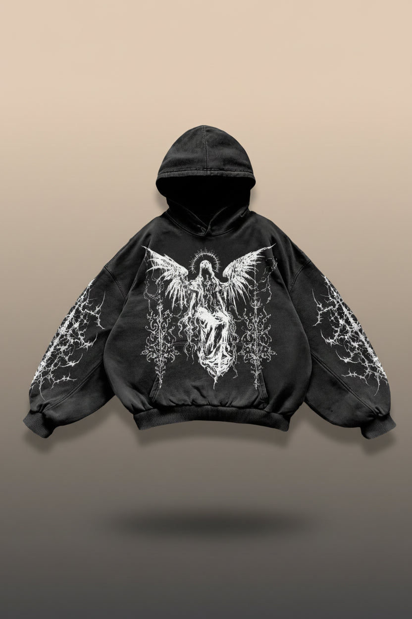 Print Harajuku Hoodie