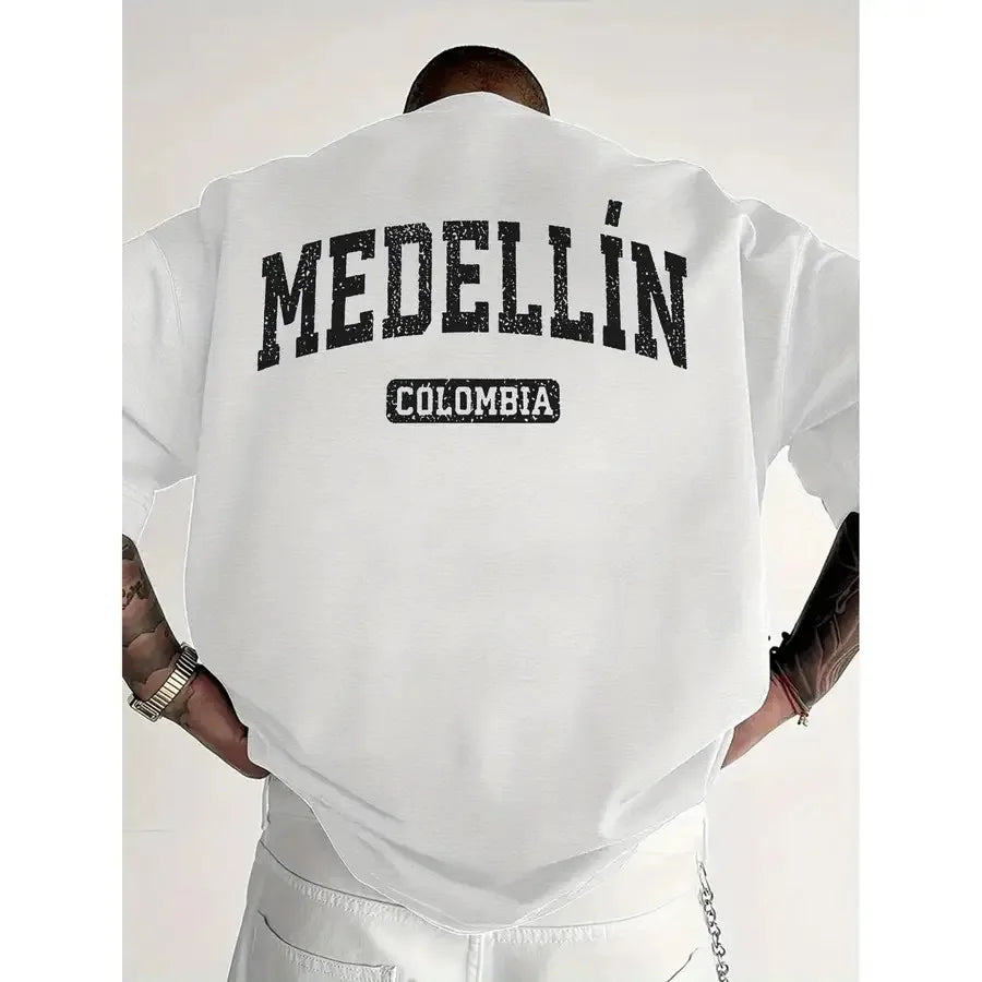 Men Medellin Colombia Oversized T Shirt