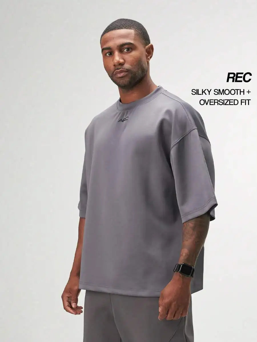 Men Oversized Box Fit Streetwear T Shirt