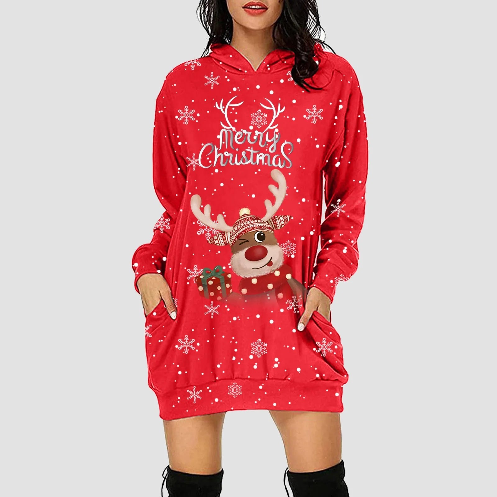 Christmas Sweater Dress