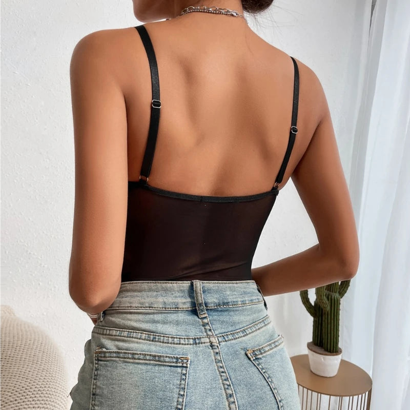 Women's Deep V Neck Top