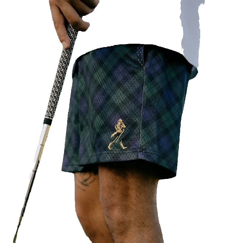 Golf Plaid Shorts