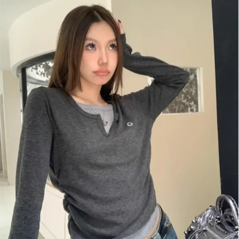 Mock Layered T-Shirt