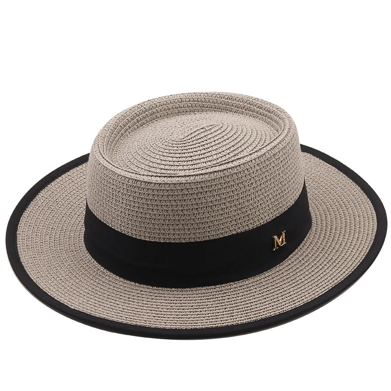 Ribbon Straw Sun Hat