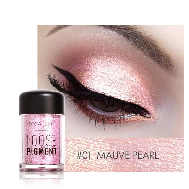 18-Color Glitter Eyeshadow Waterproof Shiny Crystal Eye Makeup