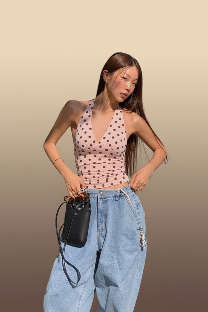 Women's Polka Dot Tank Top