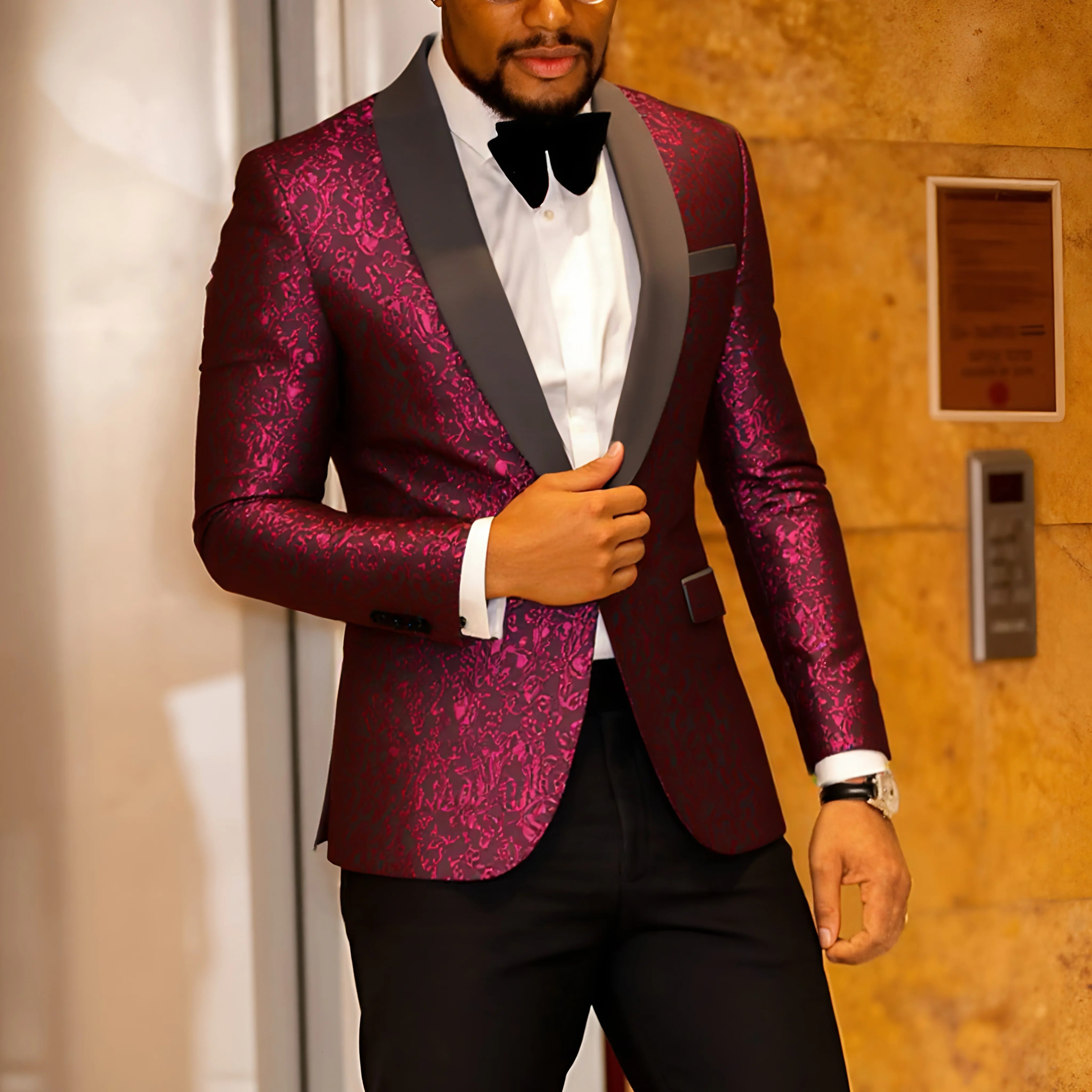 Men's Paisley Blazer