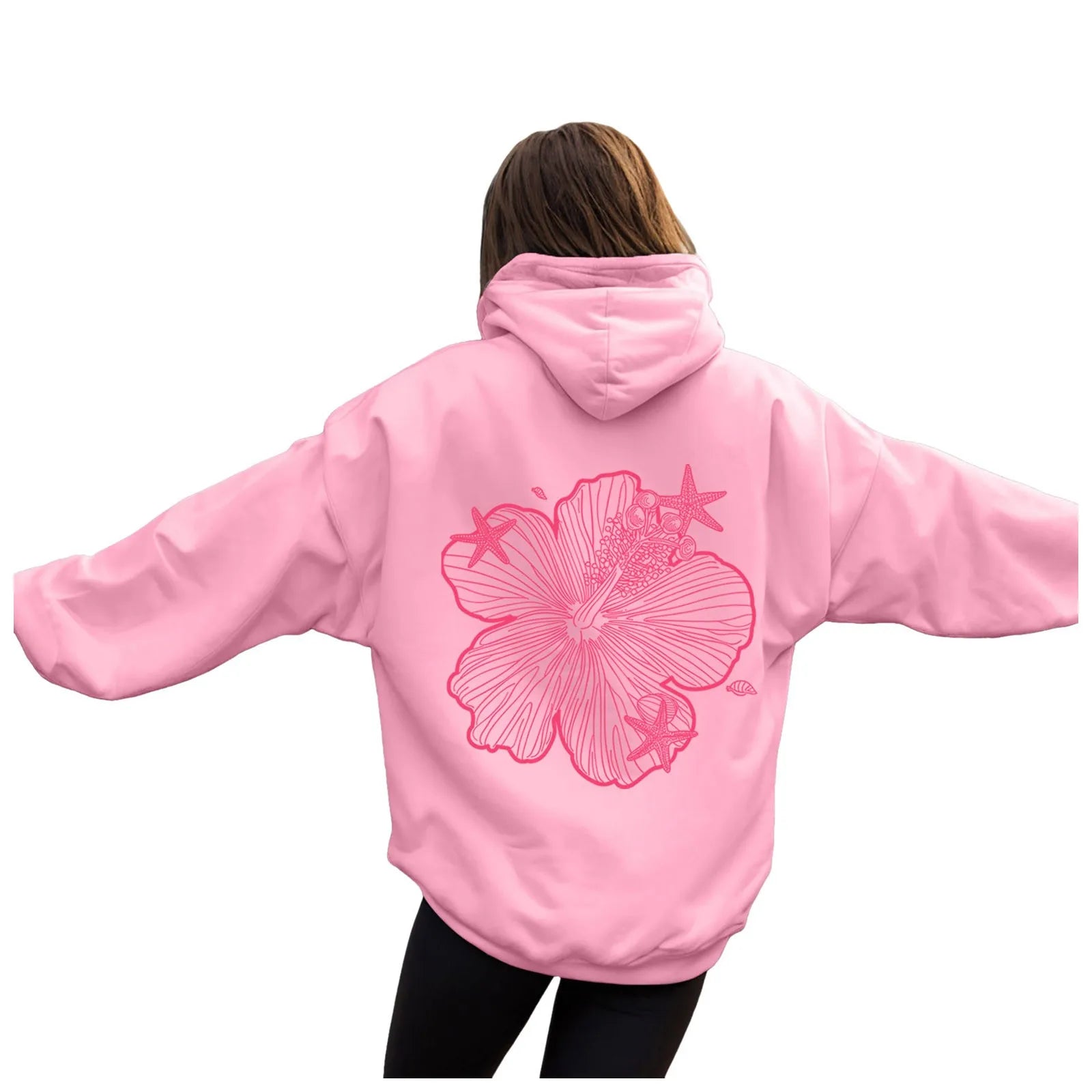 Long Hoodie Sweatshirt