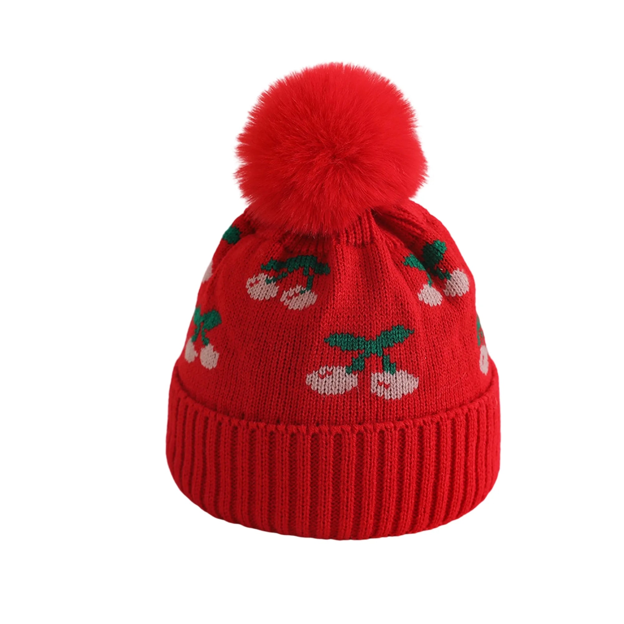 Strawberry Knitted Beanie