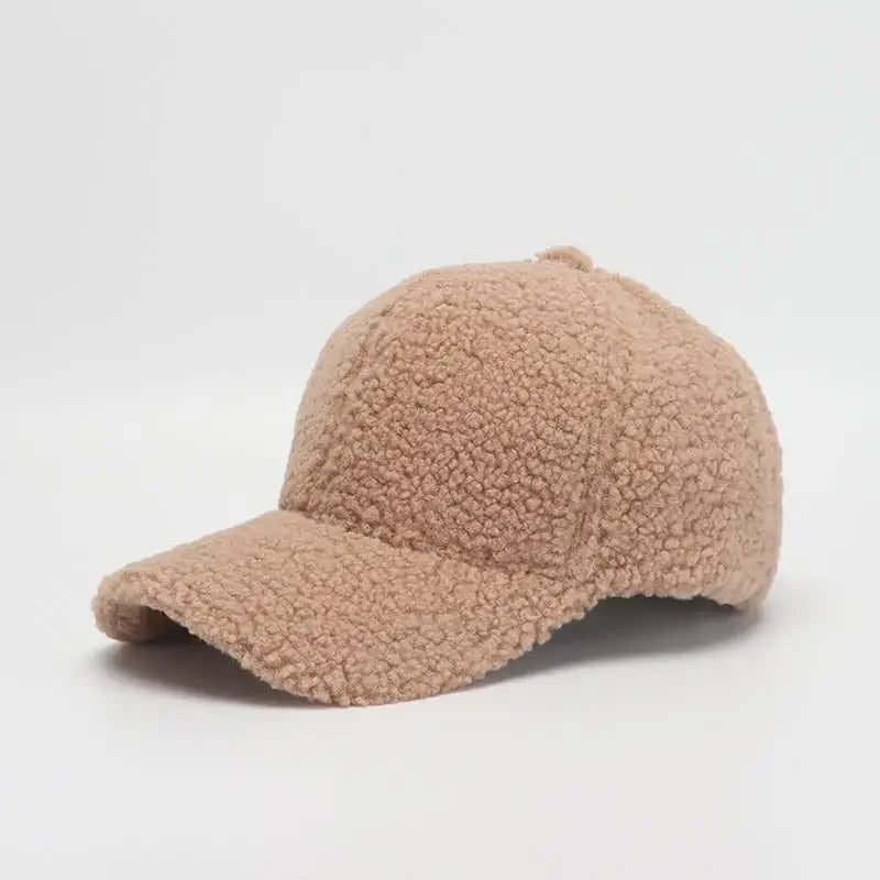 Lamb Wool Baseball Cap