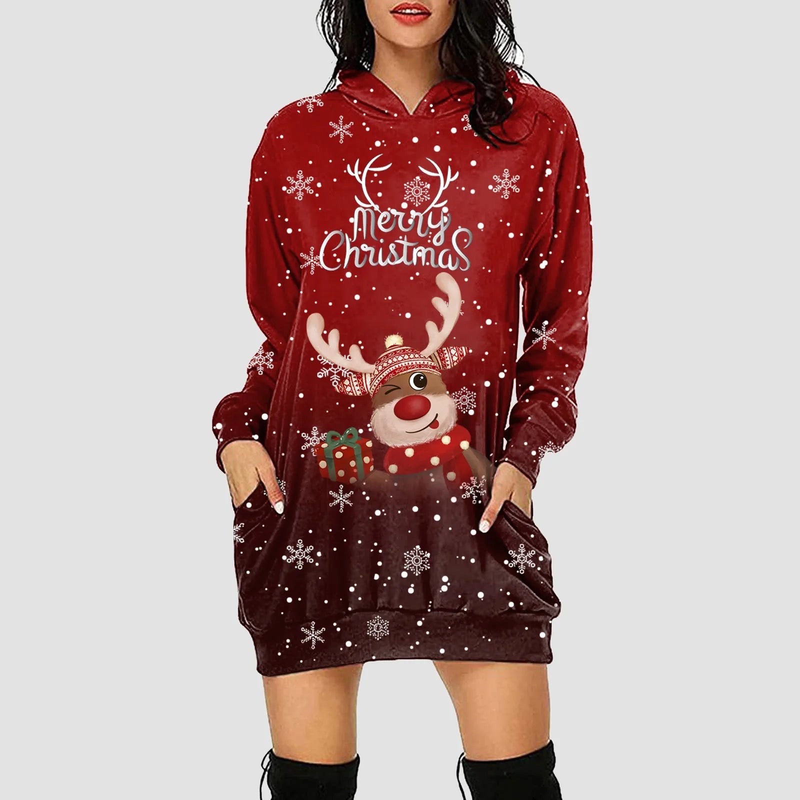 Christmas Sweater Dress