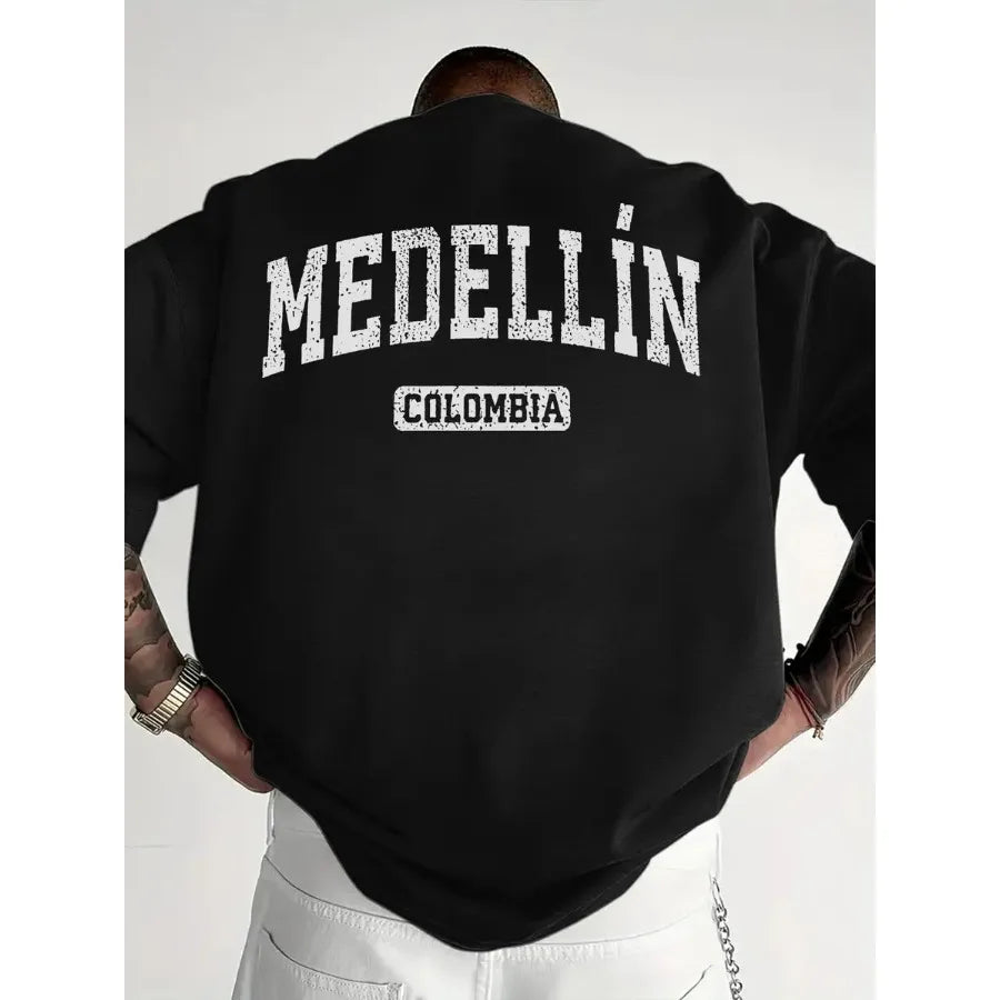 Men Medellin Colombia Oversized T Shirt