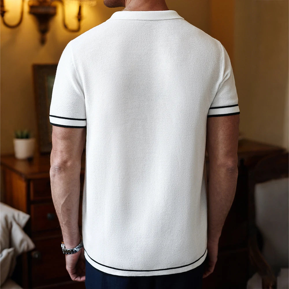 Retro Knit Polo