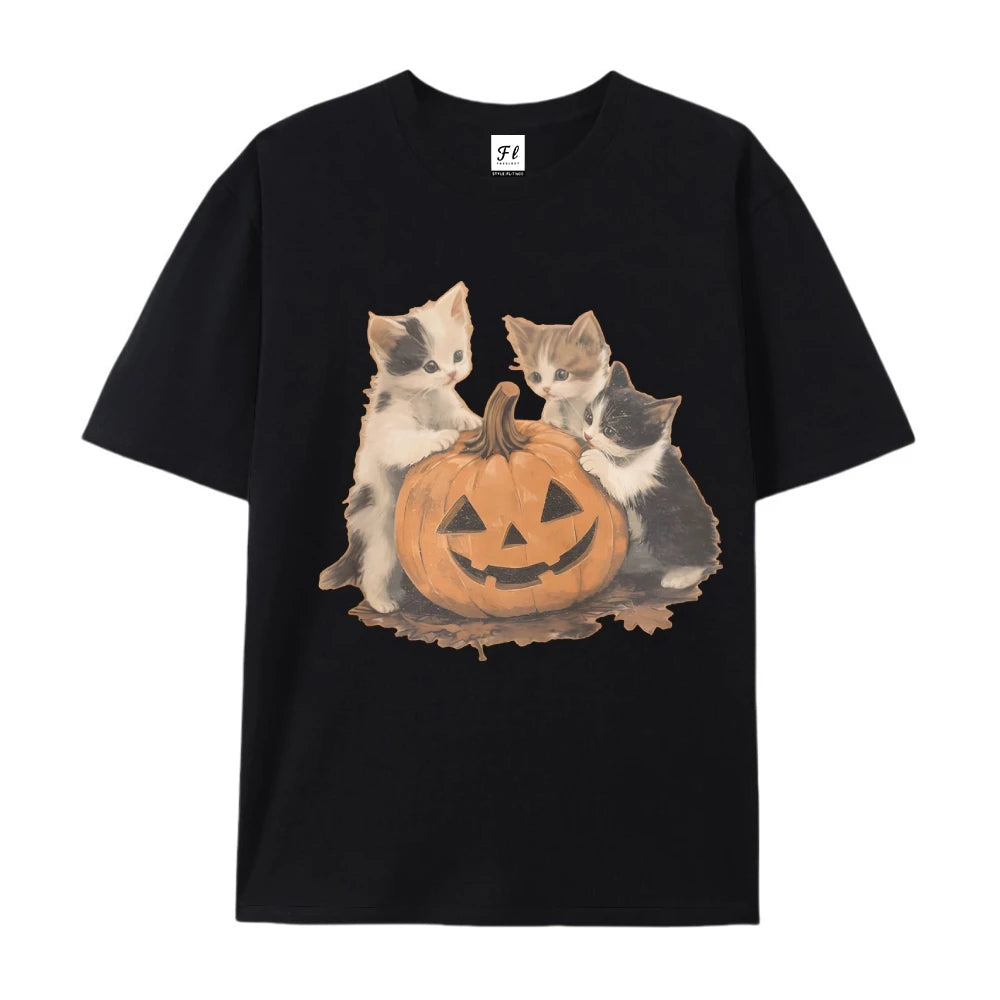 Kitty Pumpkin Tee