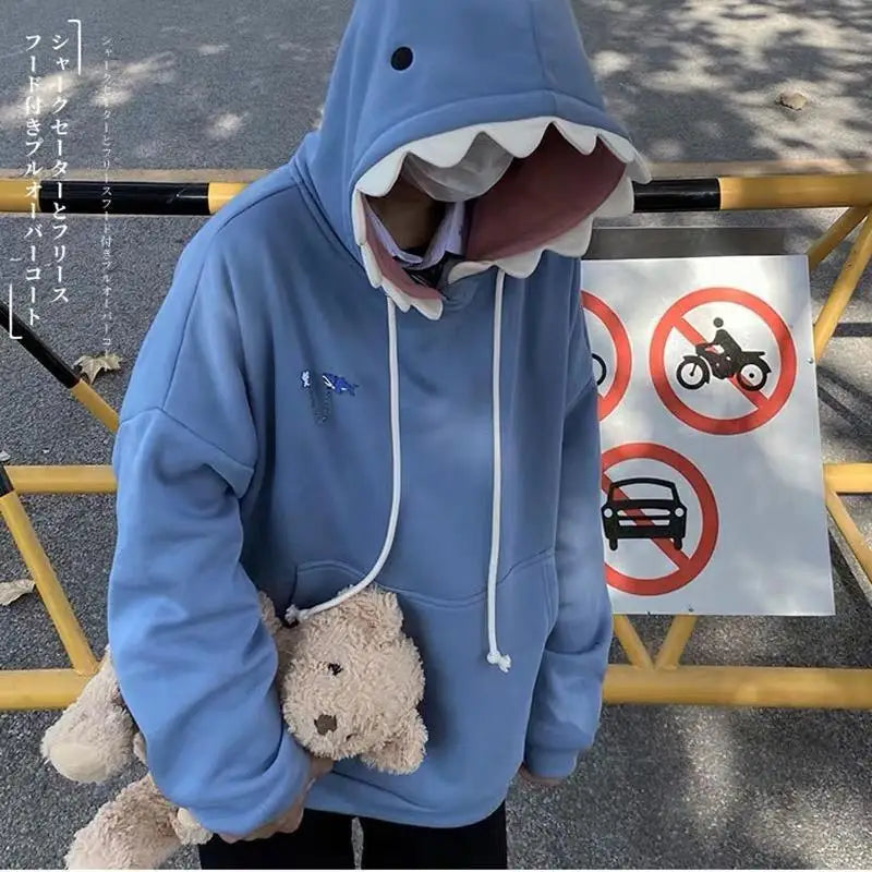 Japanese Kawaii Shark Hoodie
