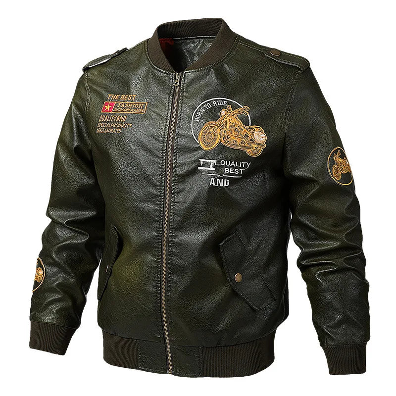 Men’s Slim Leather Jacket