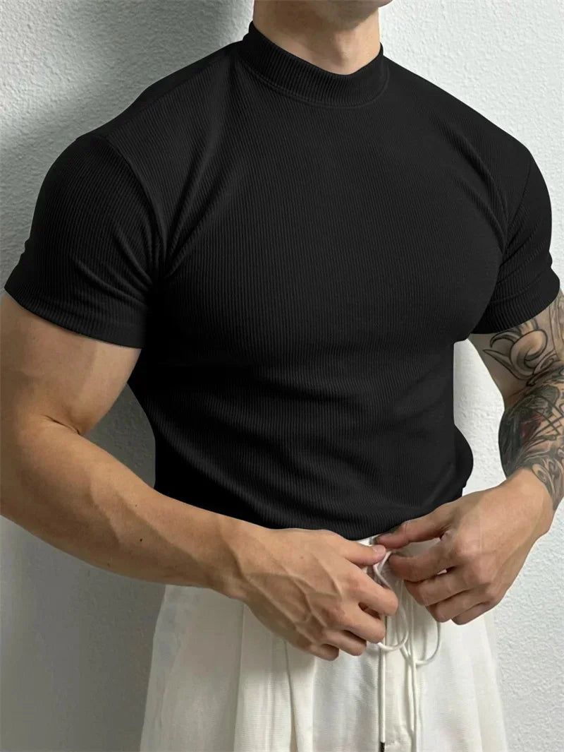 Elastic Stripe Men’s T-Shirt