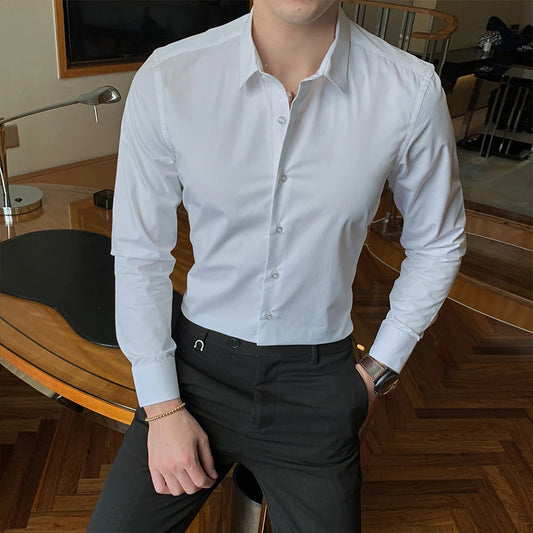 Men’s Classic Cotton Long Sleeve Shirt