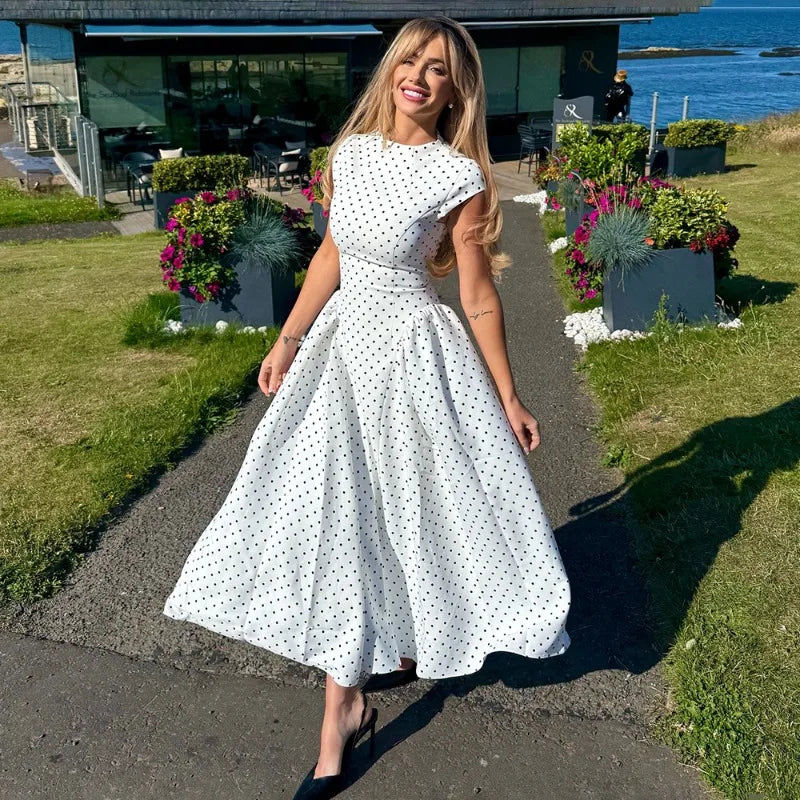 Women's High Waisted Maxi Dress