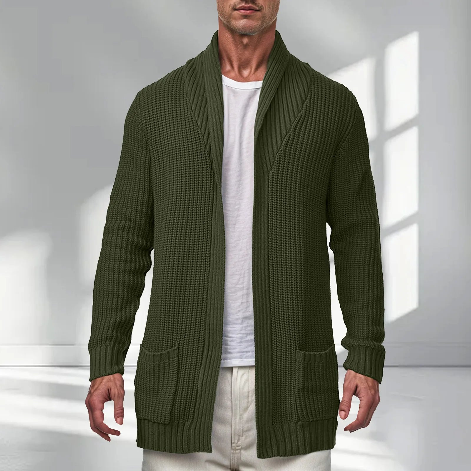 Men's Slim Knit Cardigan