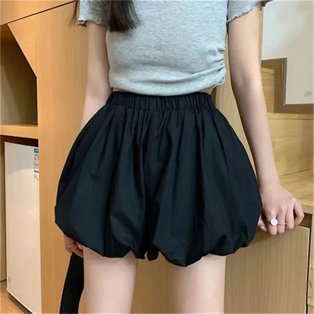 Y2K High-Waist Lantern Shorts