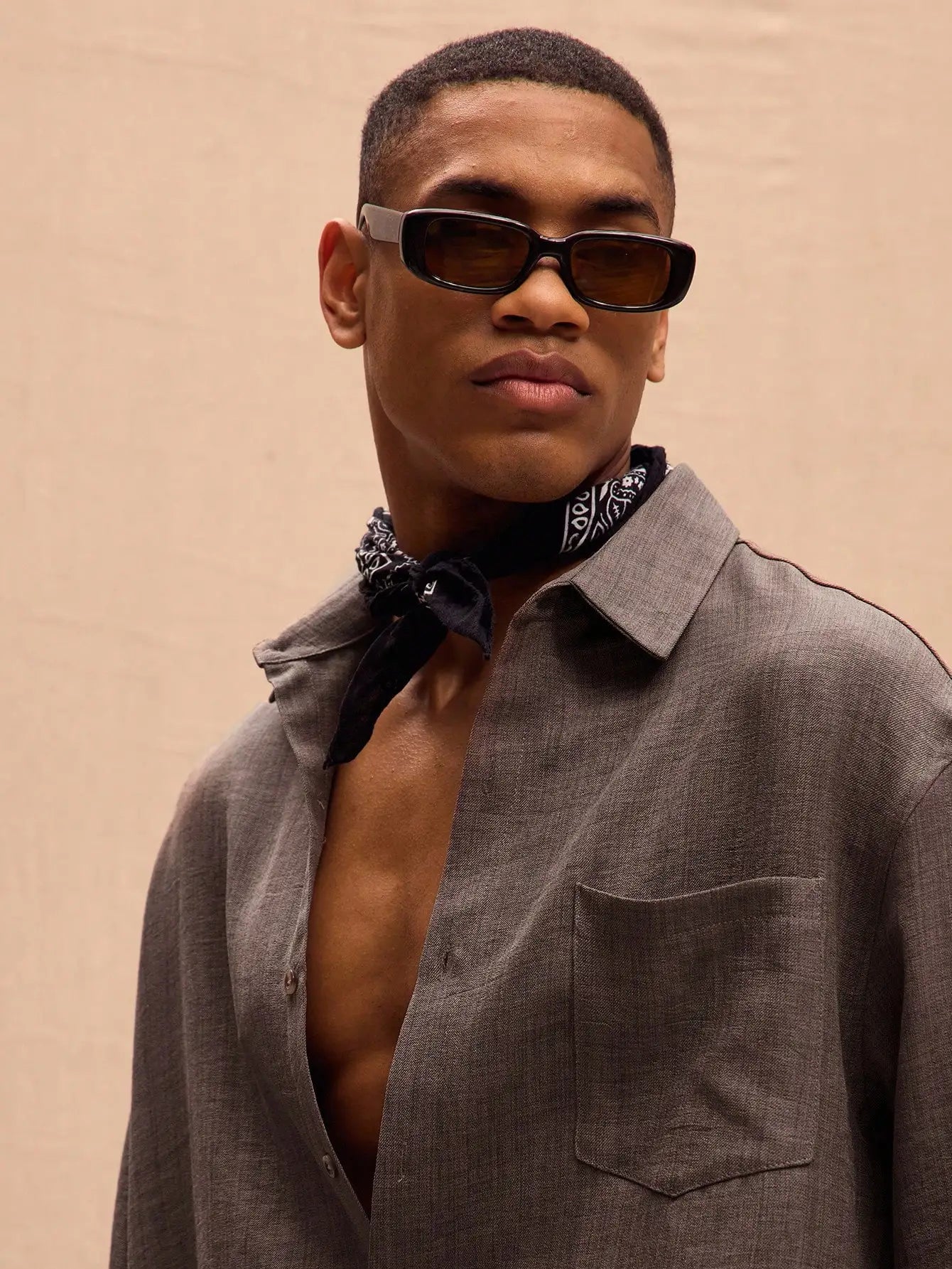 Oversized Linen Button Down Shirt