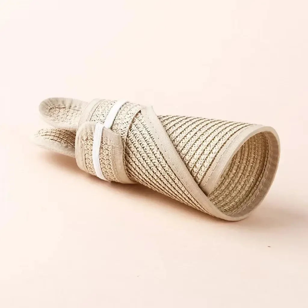 Straw Visor Cap