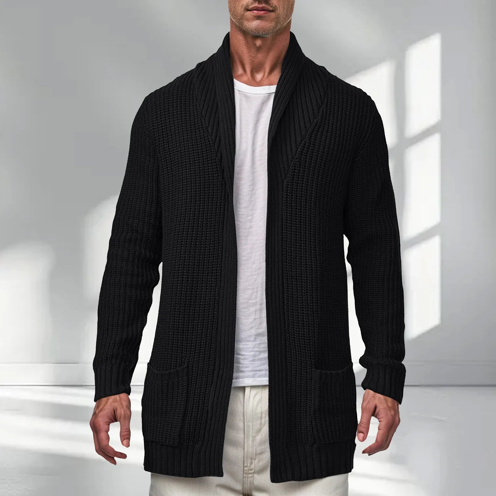 Men's Slim Knit Cardigan