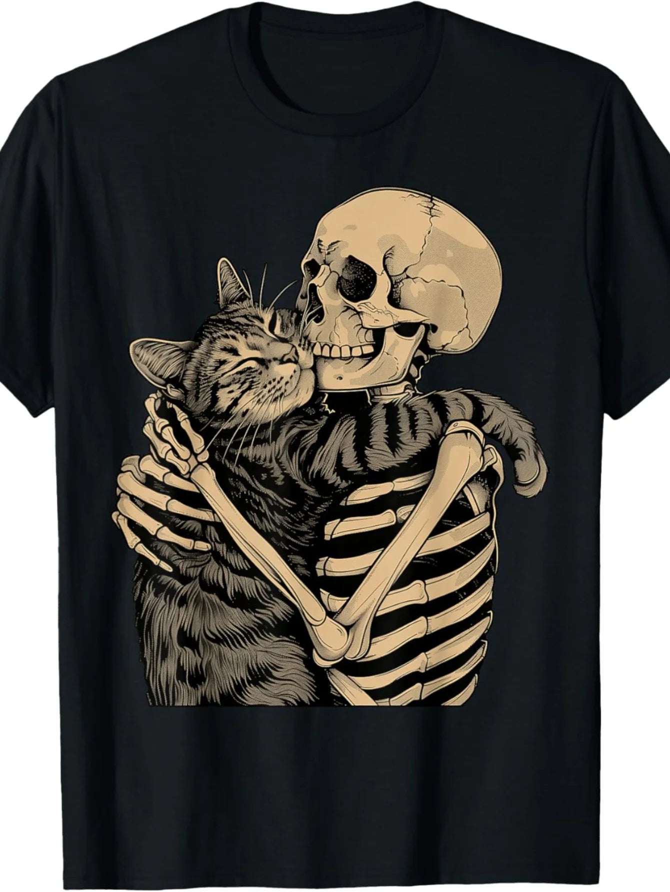 Skeleton Cat Tee
