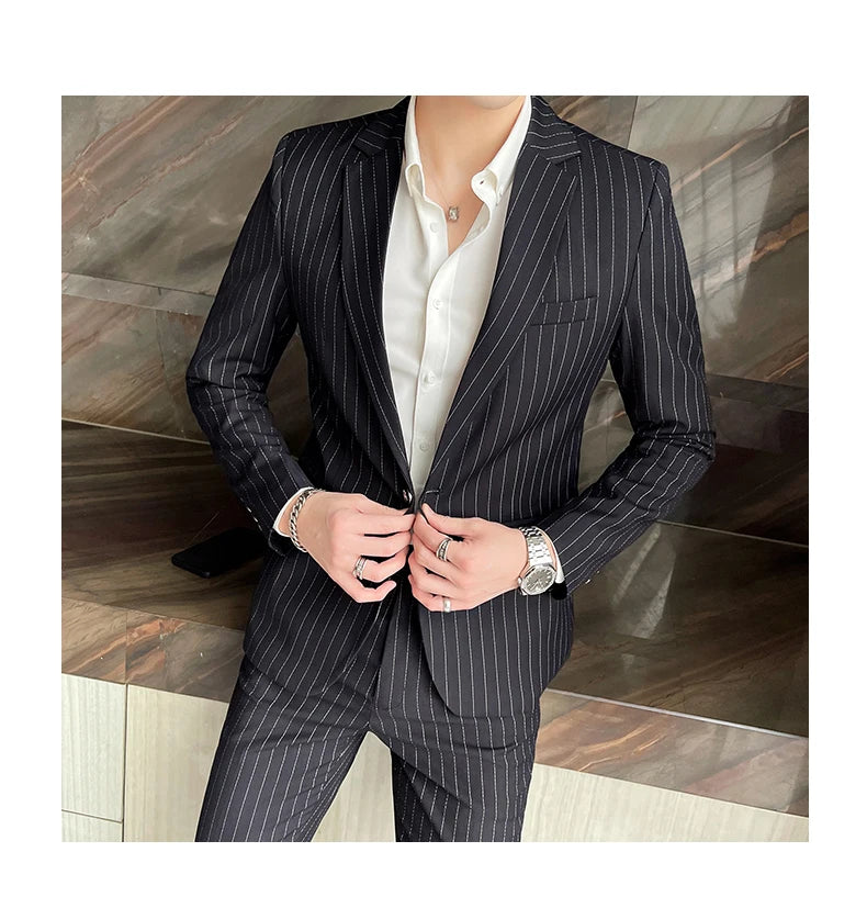 Men's Two-Piece Suit Set