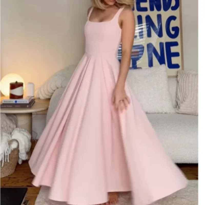 Elegant Polka Dot Maxi Dress