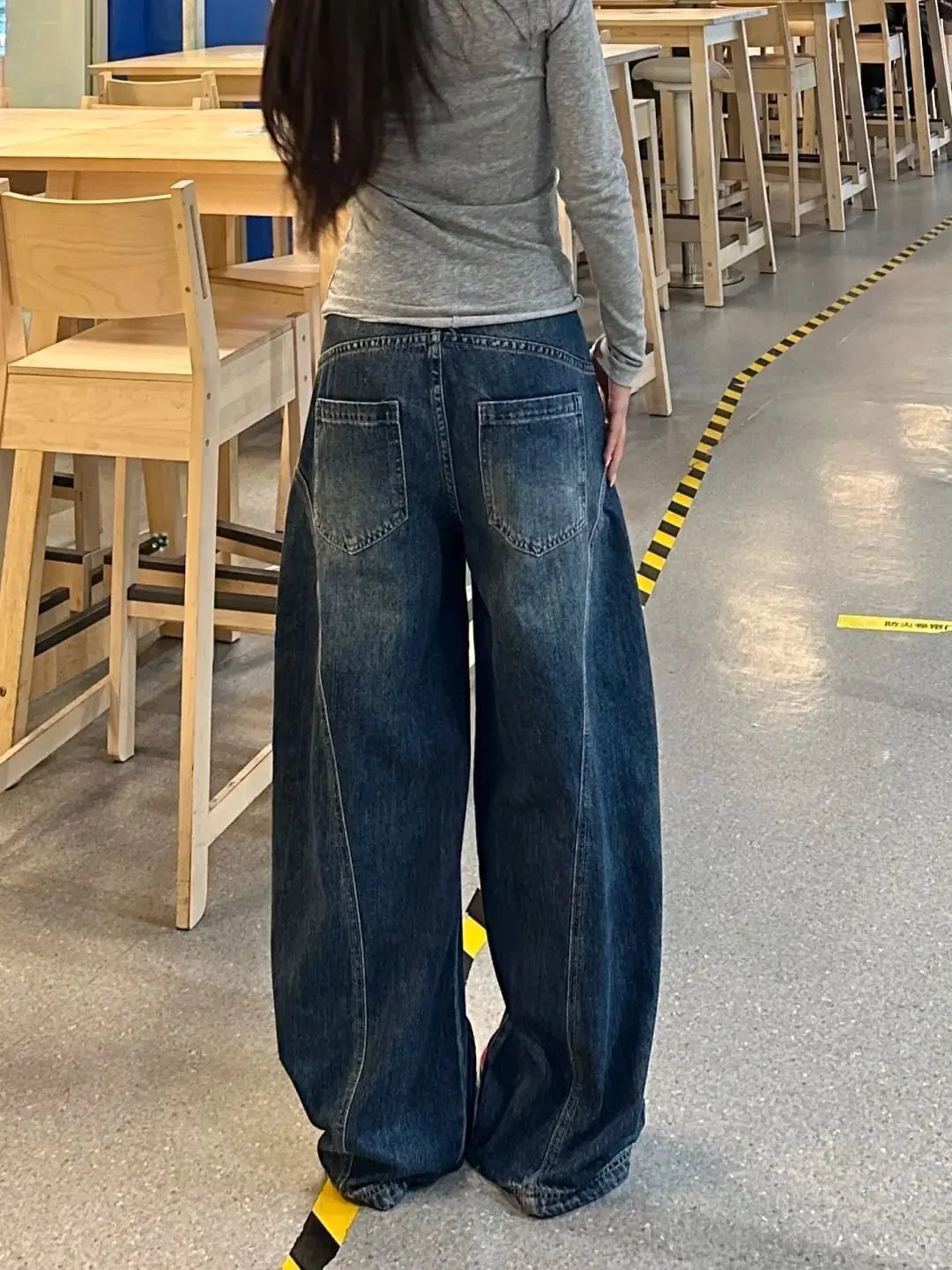 Women Y2K Baggy Wide Leg Jeans