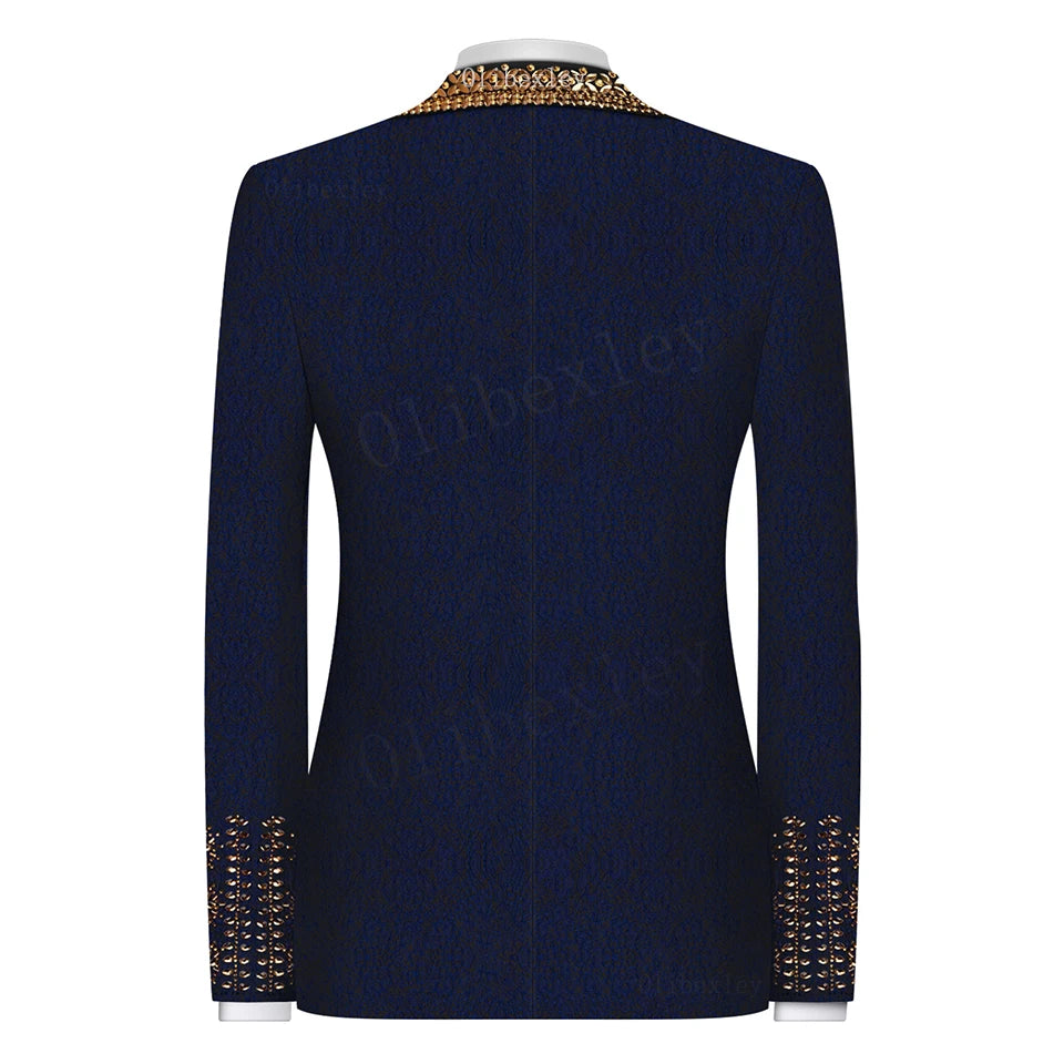 Navy Blue Men’s Suit