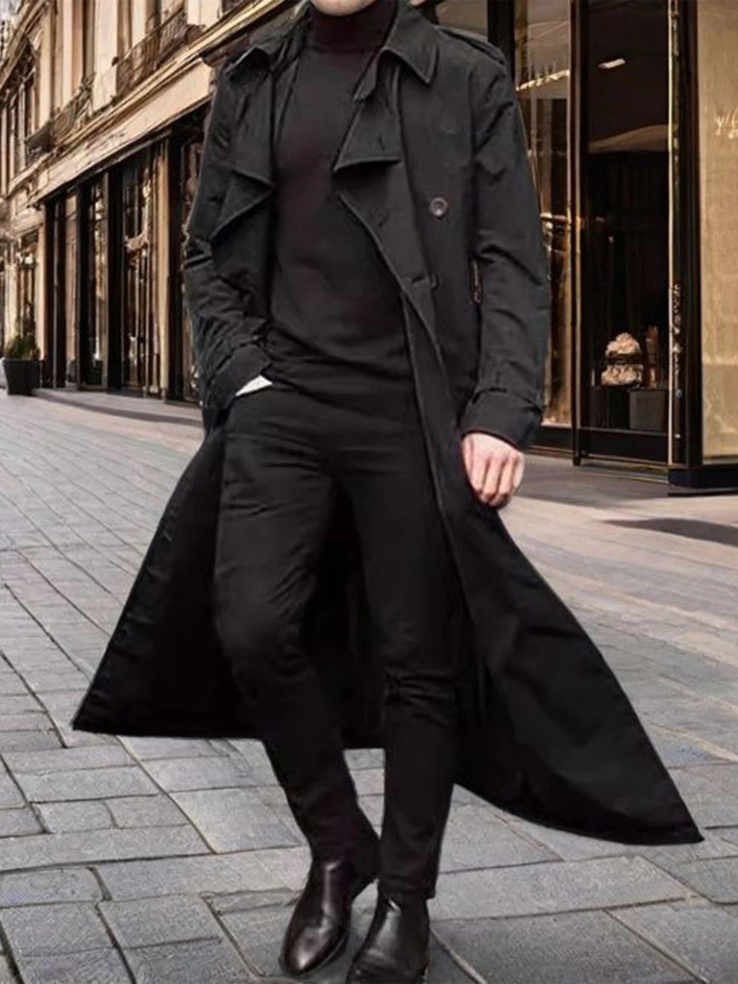 Men's Wool Trench