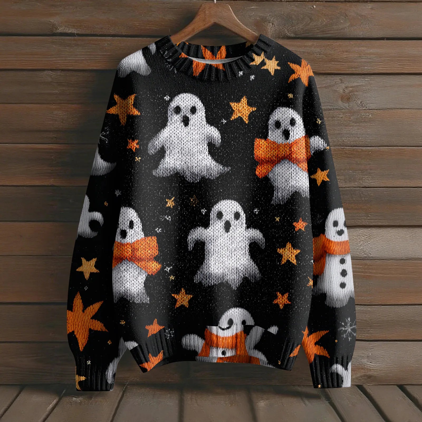 Halloween Print Sweater